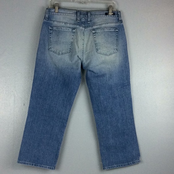 Lucky Brand Classic Rider Crop Ladies Capris Sz 8 - Picture 2 of 8